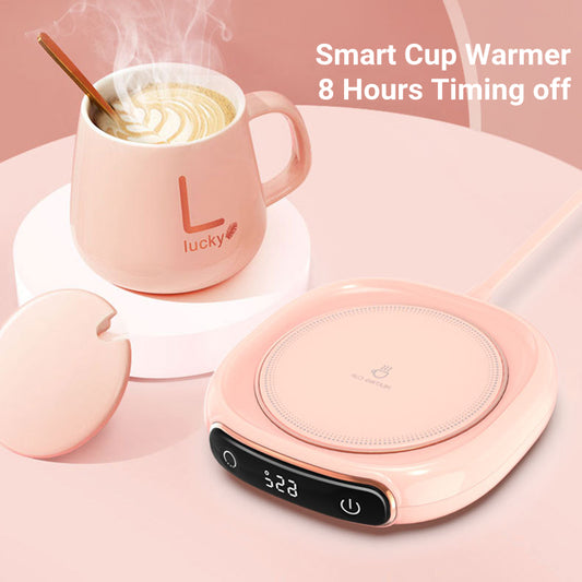 Smart Sip: Desktop Coffee Mug Warmer & Heating Pad