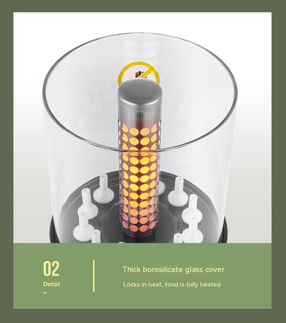 The Indoor BBQ Master: Smokeless Automatic Skewer Grill