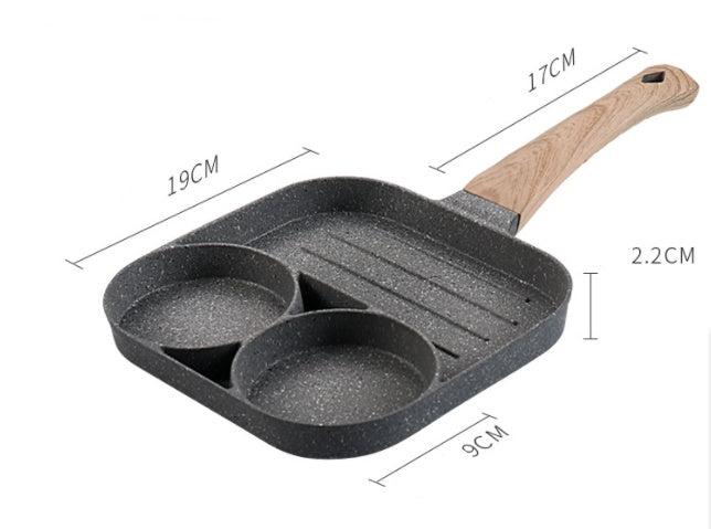 4-in-1 Chef: Multi-Functional Egg & Burger Pan