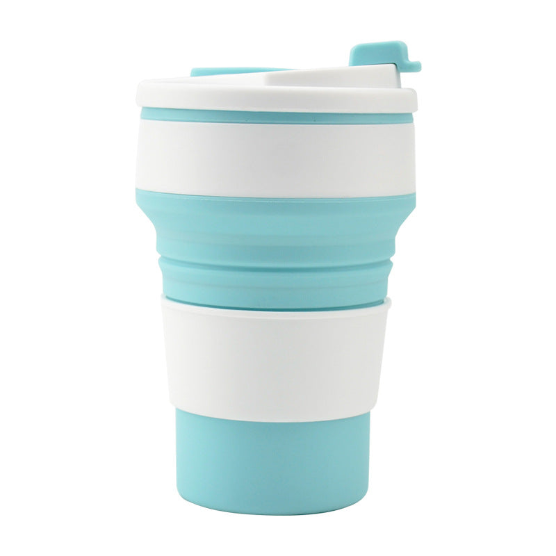 The Anywhere Mug: Portable Collapsible Cup with Lid