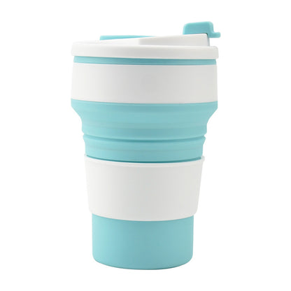 The Anywhere Mug: Portable Collapsible Cup with Lid